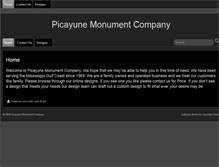 Tablet Screenshot of picayunemonument.com